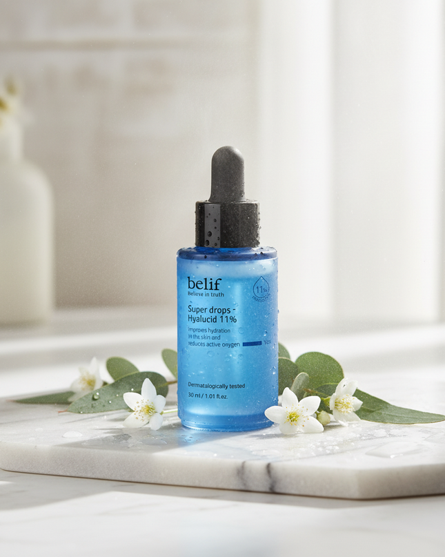 Intensive Hydration Serum: 11% Hyalurucide Super Drops for Rejuvenated Skin