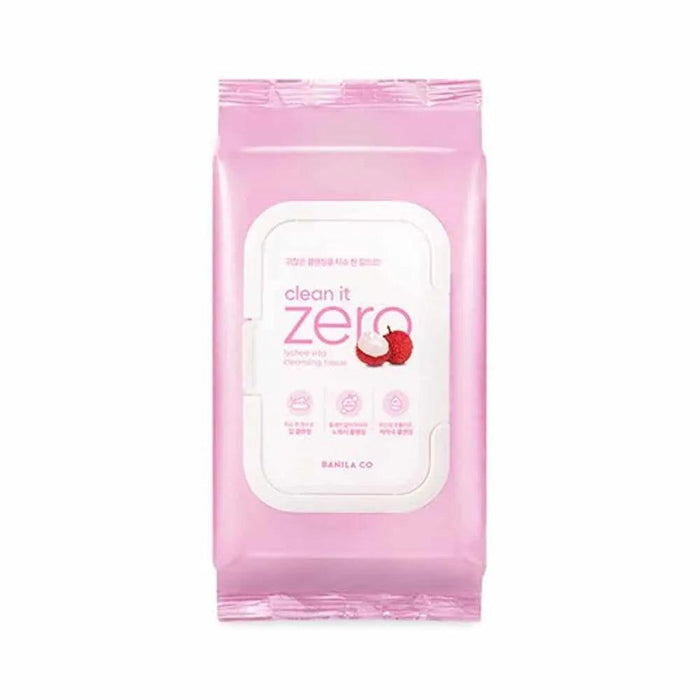 Lychee Vita Makeup Remover Wipes - Nourishing Cleansing Tissues for Skin Rejuvenation