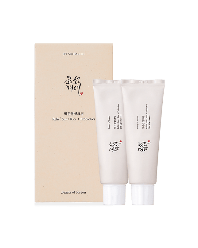 Radiant Defense Duo: Rice & Probiotics SPF50+ PA++++ 50ml x 2 Pack