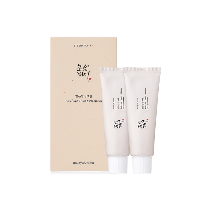 [Beauty of Joseon] Relief Sun: Rice + Probiotics (SPF50+ PA++++) Double Pack 50ml X 2ea