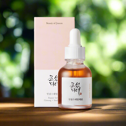 Youthful Glow Ginseng & Snail Mucin Renewal Serum for Radiant Skin