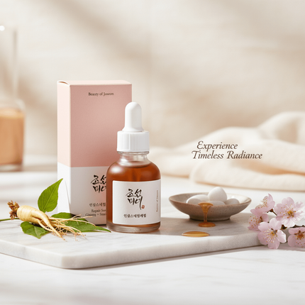 Youthful Glow Ginseng & Snail Mucin Renewal Serum for Radiant Skin