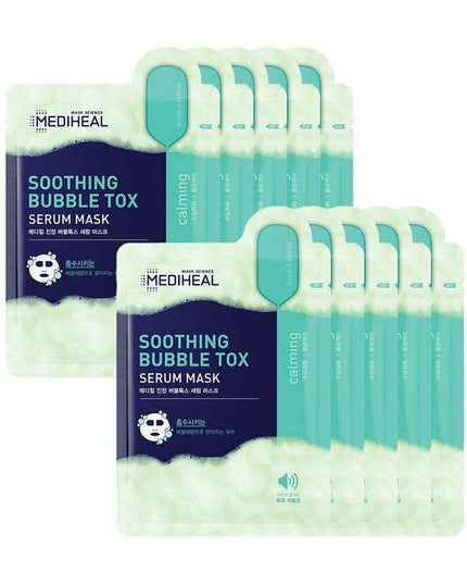 Hydrating Soothing Bubble Tox Mask Sheets - 10 Count
