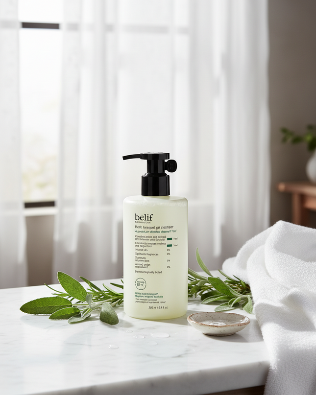 Soothing Herb Bouquet Amino Acid Gel Cleanser for Sensitive Skin