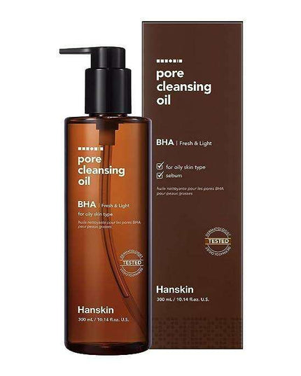 BHA Pore Cleansing Oil by Hanskin: Clear Skin and Makeup Removal for Healthy Glow