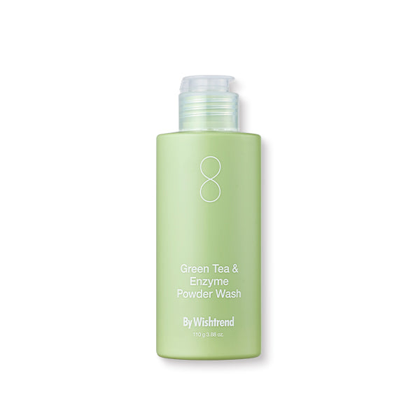 Green Tea & Enzyme Powder Wash - 110g with Renewed Design by Wishtrend