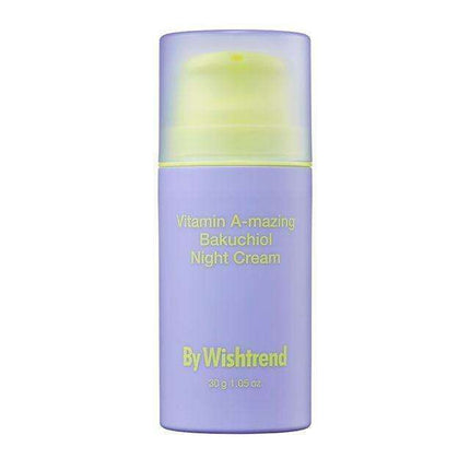 Overnight Rejuvenation Cream with Bakuchiol & Vitamin A - By Wishtrend 30g