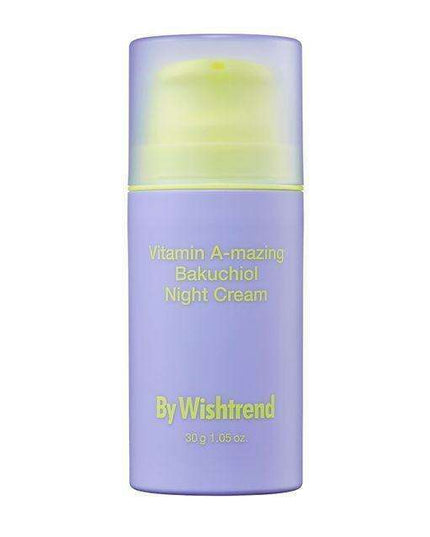 Overnight Rejuvenation Cream with Bakuchiol & Vitamin A - By Wishtrend 30g