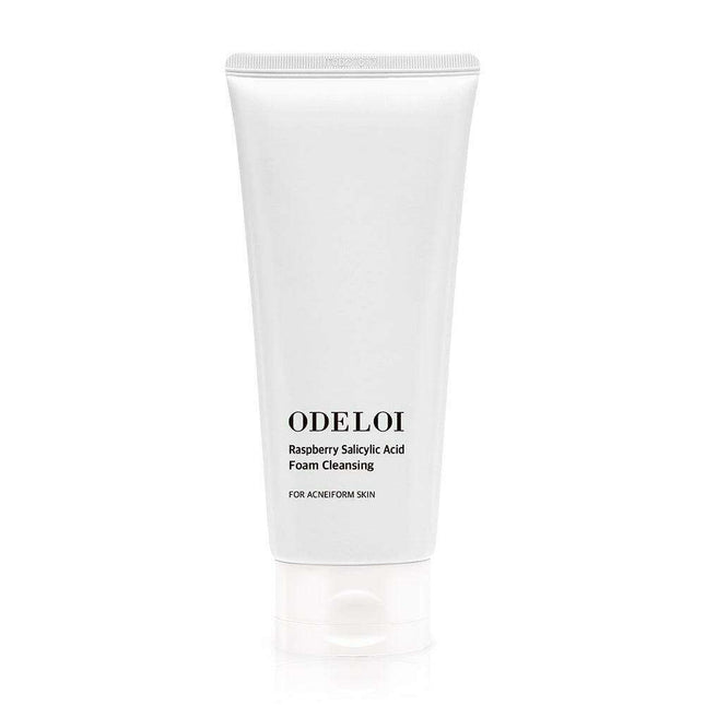 Raspberry Salicylic Acid Rich Bubble Cleansing Mousse with ODELOI - 200ml