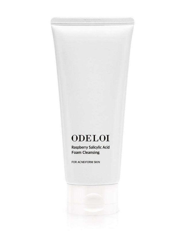 Raspberry Salicylic Acid Rich Bubble Cleansing Mousse with ODELOI - 200ml