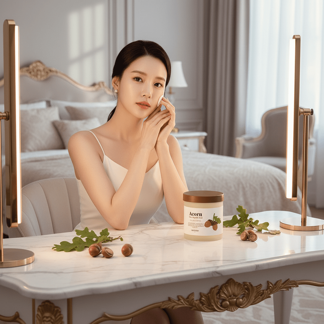 Acorn Peptide Exfoliating Pads for Pore Refinement by SKINFOOD - Radiance Booster