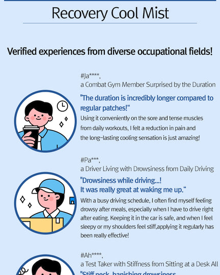 12GRABS Recovery Sports Cool Mist 100ml