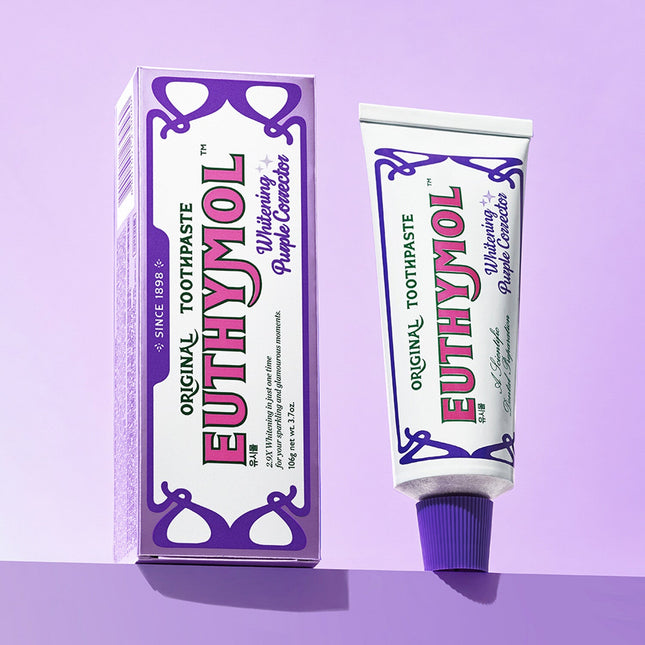 Euthymol Purple Whitening Toothpaste 106g For 2.9x Brighter Smile - Très Elite