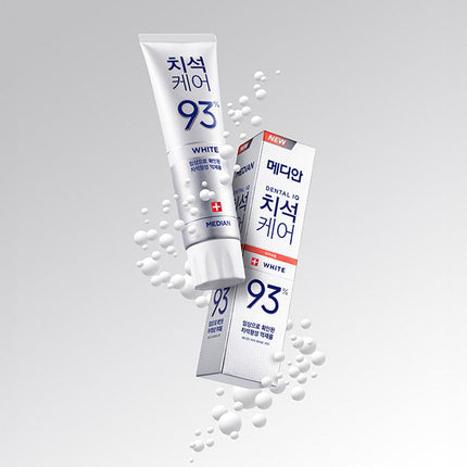 Median Tartar Control Toothpaste White 120g Pack of 3 Sodium Pyrophosphate - Très Elite