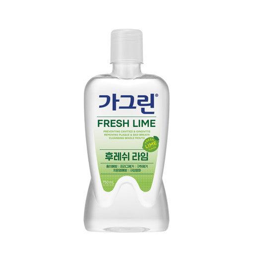 Gagreen Fresh Lime Mouthwash 750ml Cavities Gingivitis Plaque Bad Breath - Très Elite