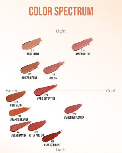 3CE Mood Recipe Matte Lip Color 3.5g #228 RED SEVENTIES