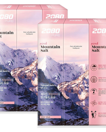 AEKYUNG 2080 Pure Pink Mountain Salt Toothpaste 150g X 6ea