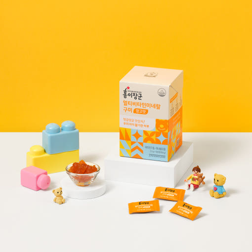 [Jung Kwan Jang] Kid Multivitamin & Mineral Gummies #Mango Flavor 2.5g*60ea