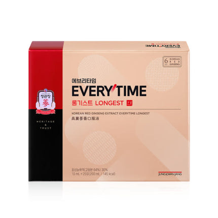 [Jung Kwan Jang] Korean Red Ginseng Extract Every Time LONGEST (10mg*20ea)