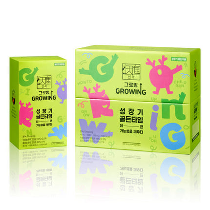 [Jung Kwan Jang] Korean Red Ginseng Extract Kid CheonNok GROWING 40ml*30ea