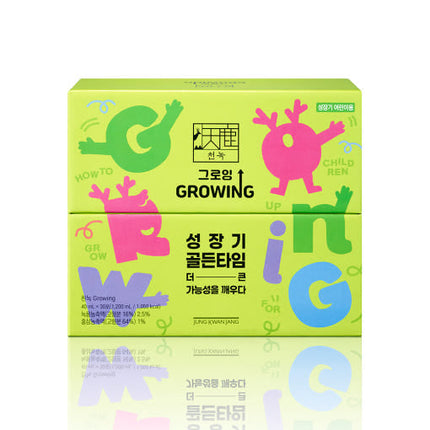 [Jung Kwan Jang] Korean Red Ginseng Extract Kid CheonNok GROWING 40ml*30ea