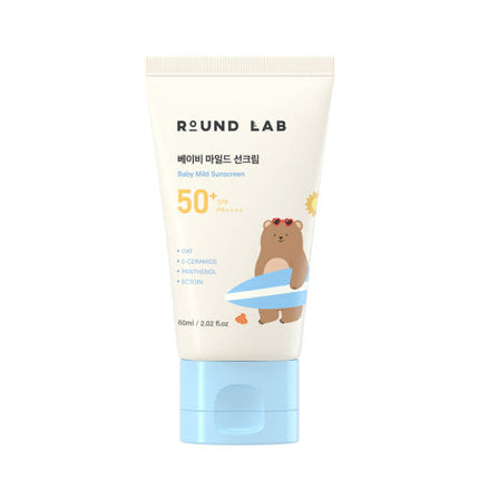 Round Lab Baby Mild Sun Cream Korean SPF50+ PA++++ 60ml Face Sunscreen - Très Elite
