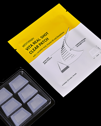 MEDITHERAPY Vita Real Shot Clear Patch 6patches (27.6mm X 18mm)