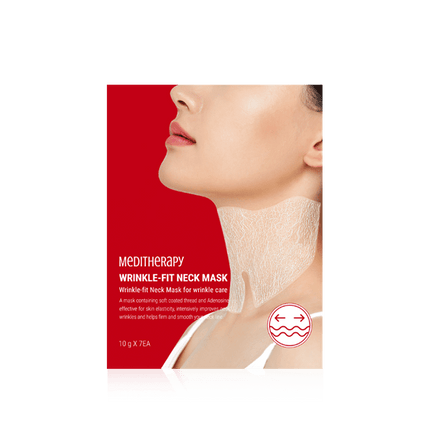 MEDITHERAPY Wrinkle-Fit Neck Mask 10g X 7ea