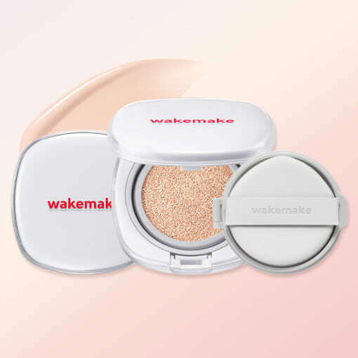 WAKEMAKE Seamless Wear Cushion SPF50+ PA+++ 15g+15g(Refill) (6colors)