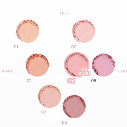 WAKEMAKE Sheer Breeze Blusher 5g (7colors)