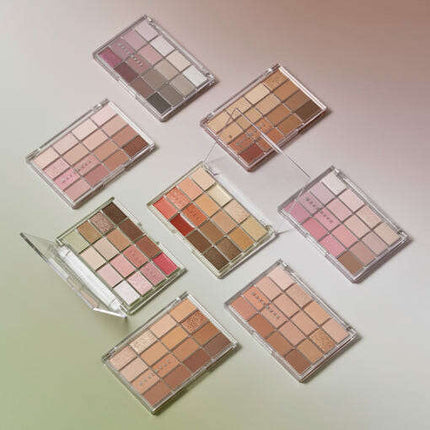 WAKEMAKE Soft Blurring Eye Palette 14g (17colors)