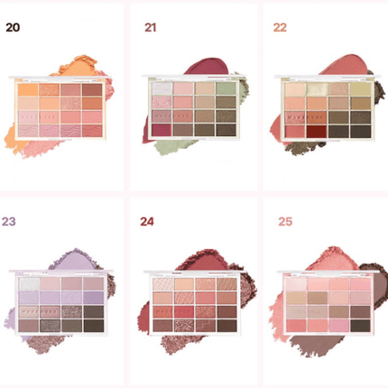 WAKEMAKE Soft Blurring Eye Palette 14g (17colors)