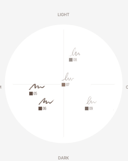 WAKEMAKE Powder Jet Dual Brow 0.2g+0.4g (5colors)