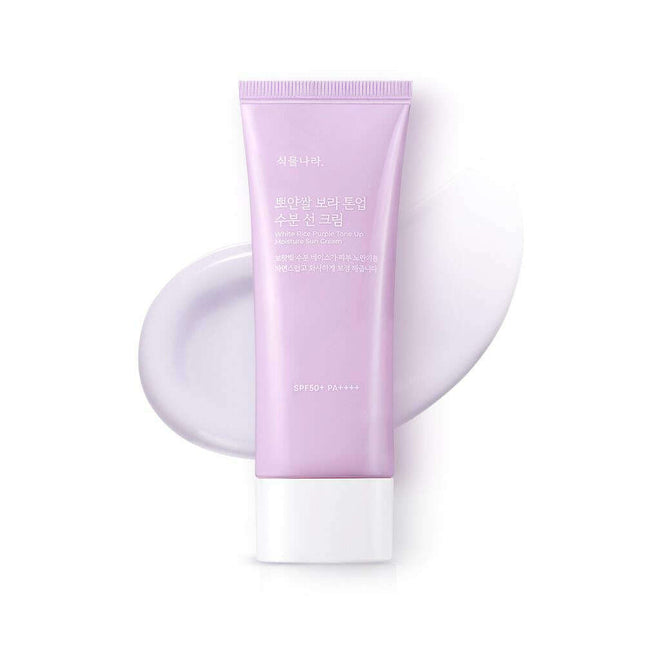 Shingmulnara White Rice Purple Tone Up Moisture Sun Cream SPF50+ PA++++ 100ml