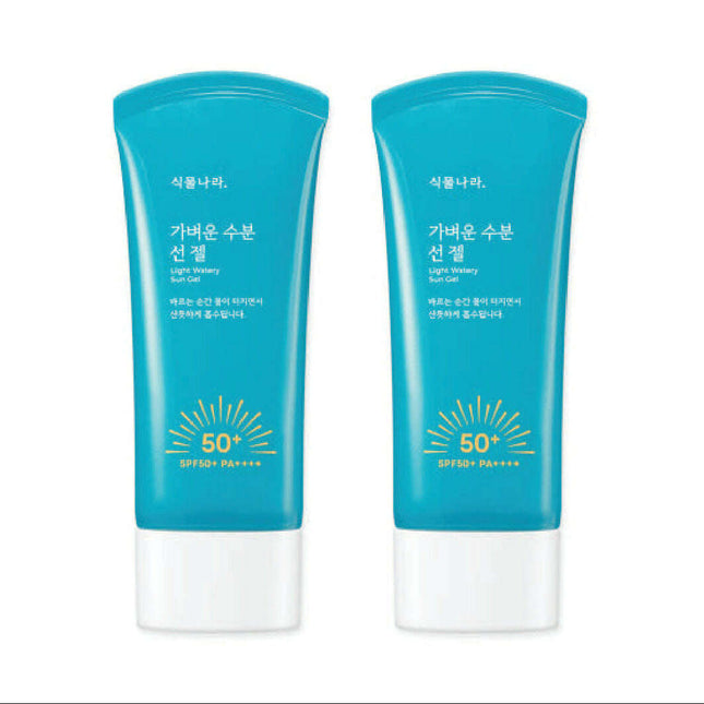 Shingmulnara Light Watery Sun Gel SPF50+ PA++++ 60ml+60ml