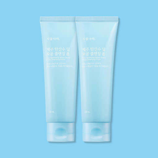 Shingmulnara Jeju Sparkling Water Pore Deep Cleansing Foam 120ml+120ml