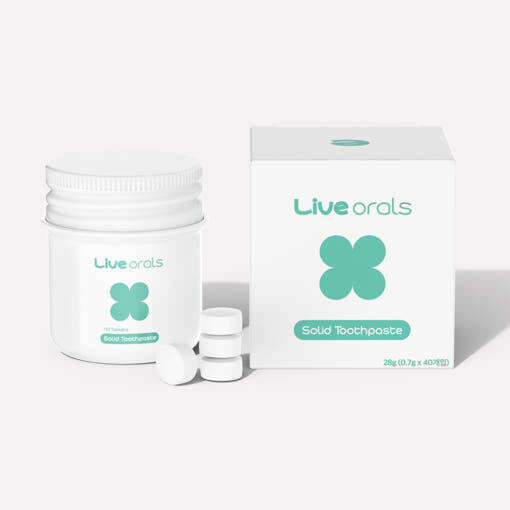 [Live orals] Chikapong Zero Water Solid Toothpaste (40 tablets)