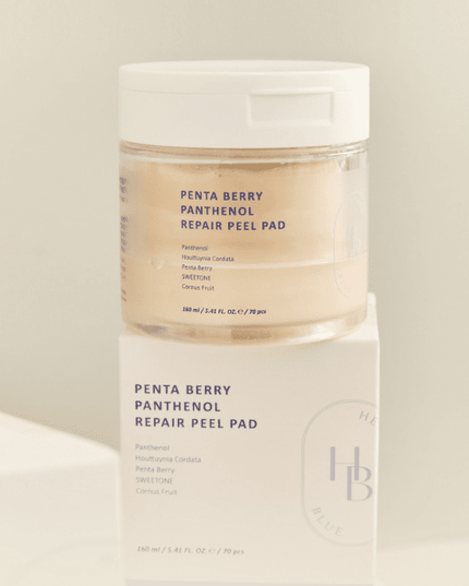HEVEBLUE Penta Berry Panthenol Repair Peel Pad 160ml/70ea