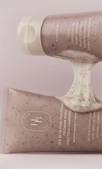 HEVEBLUE Red Bean Pore-Tightening Peptamin Podo Chaltteok Cleansing Foam 100ml
