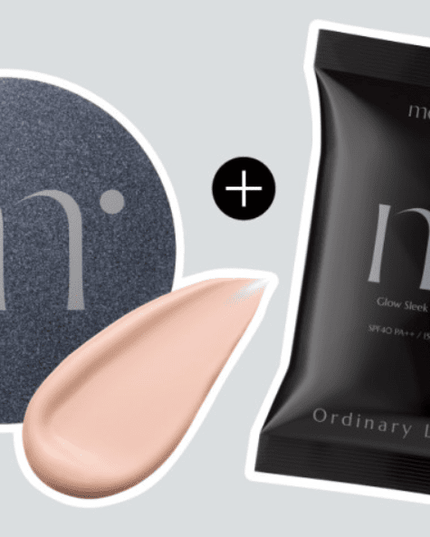 molvany Glow Sleek Cushion SPF50+ PA+++ 15g+15g(Refill) (3colors)