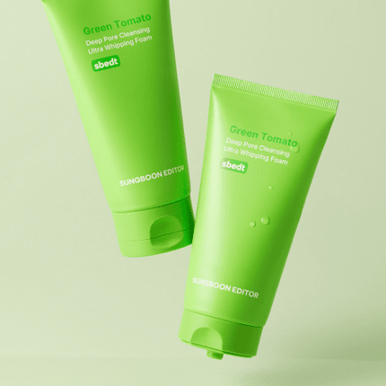 SUNGBOON EDITOR Green Tomato Deep Pore Cleansing Ultra Whipping Foam 120g