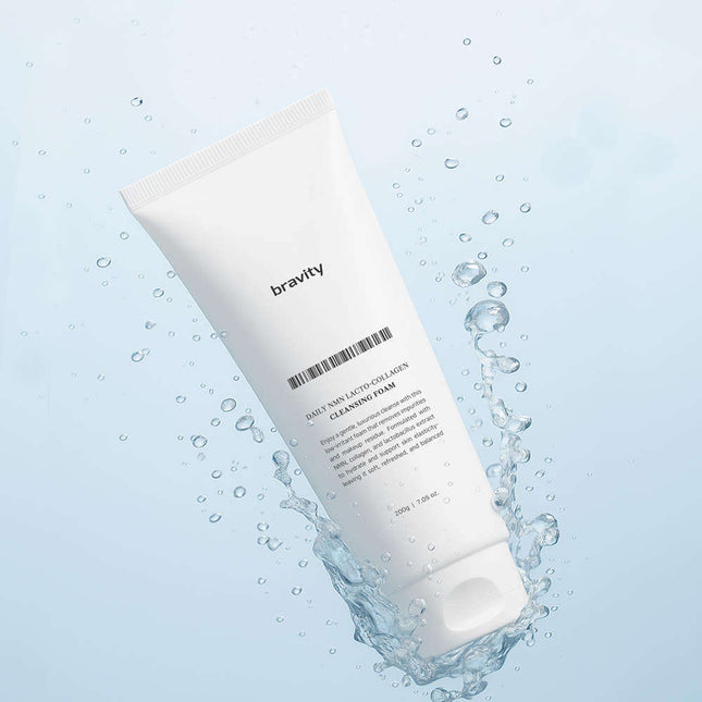 bravity Daily NMN Lacto Collagen Cleansing Foam 200g