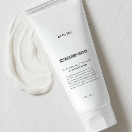 bravity Daily NMN Lacto Collagen Cleansing Foam 200g