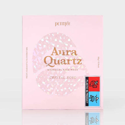 PETITFEE Aura Quartz Hydrogel Face Mask Crystal Rose 30g X 5ea