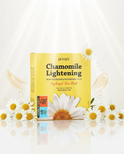 PETITFEE Chamomile Lightening Hydrogel Face Mask 32g X 5ea