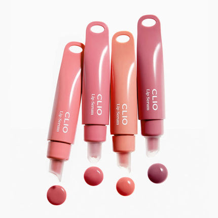 CLIO Glaze Lip Serum Keyring Set 8g (4colors)