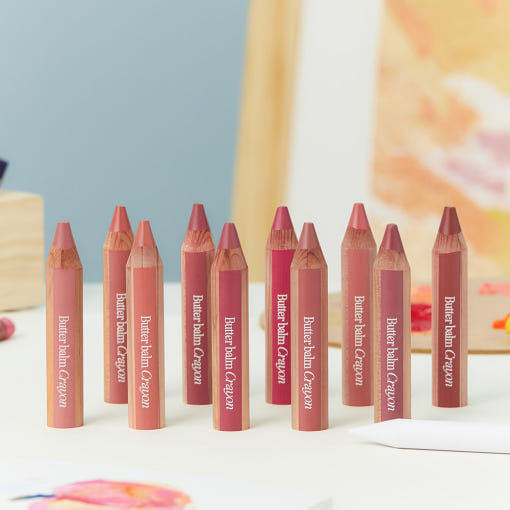 CLIO Butter Balm Crayon + Sharpener Set 3.9g (9colors)