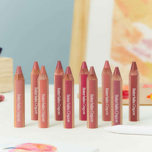 CLIO Butter Balm Crayon + Sharpener Set 3.9g (9colors)