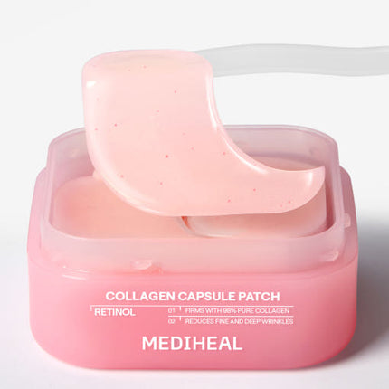 Mediheal Collagen Capsule Patch With Retinol For Eye And Nasolabial Wrinkles - Très Elite