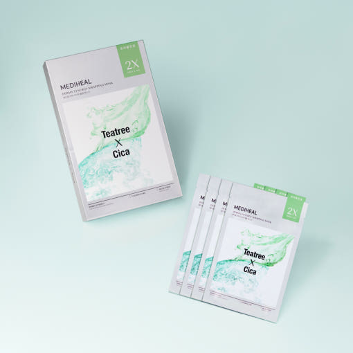 Mediheal Derma Synergy Wrapping Mask Tea Tree Cica Calming 14ea - Très Elite